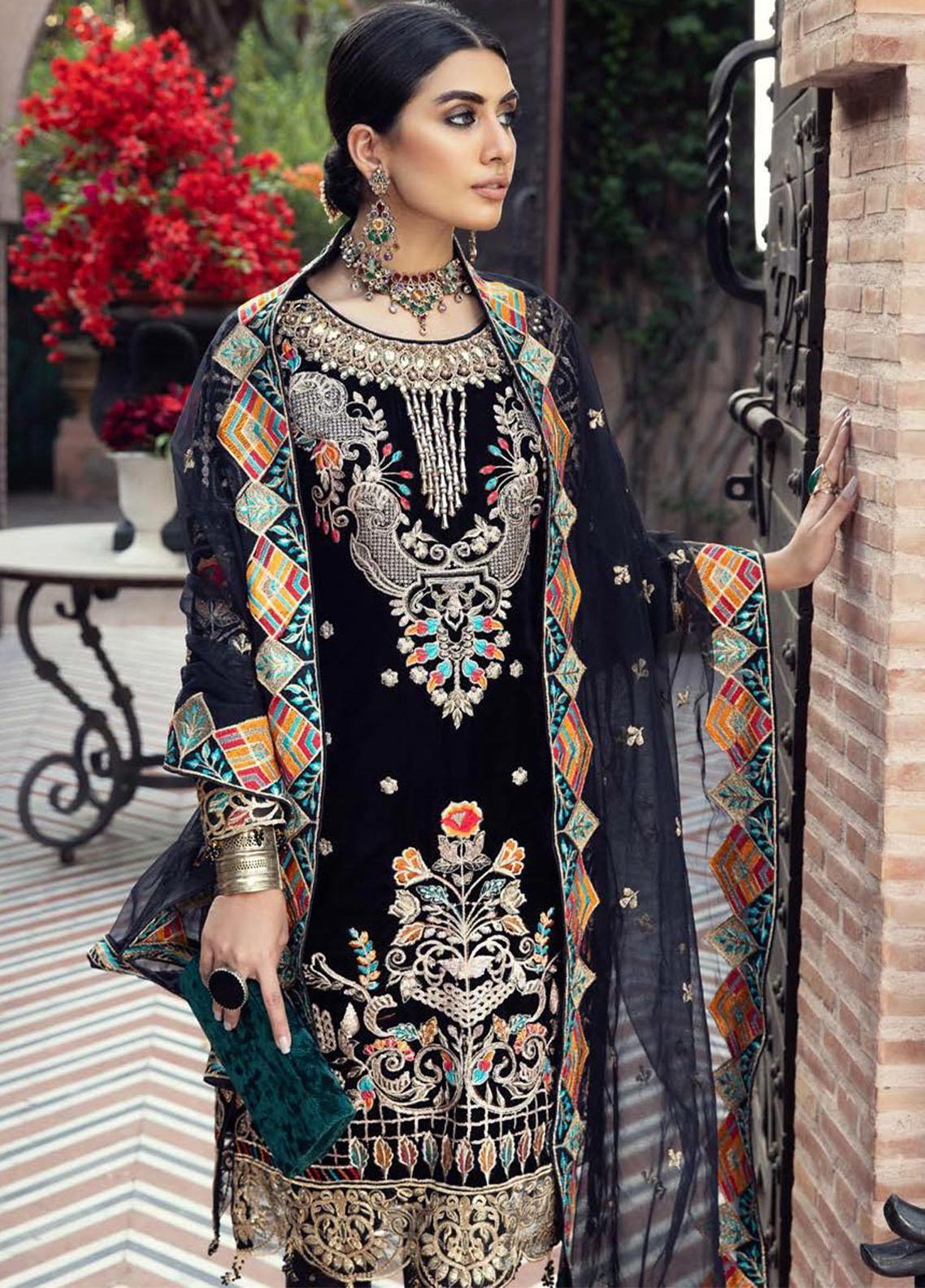 D#06 Zebtan Zeenat Emb Chiffon Collection 1221 D#06 Zebtan Zeenat Emb Chiffon Collection 1221