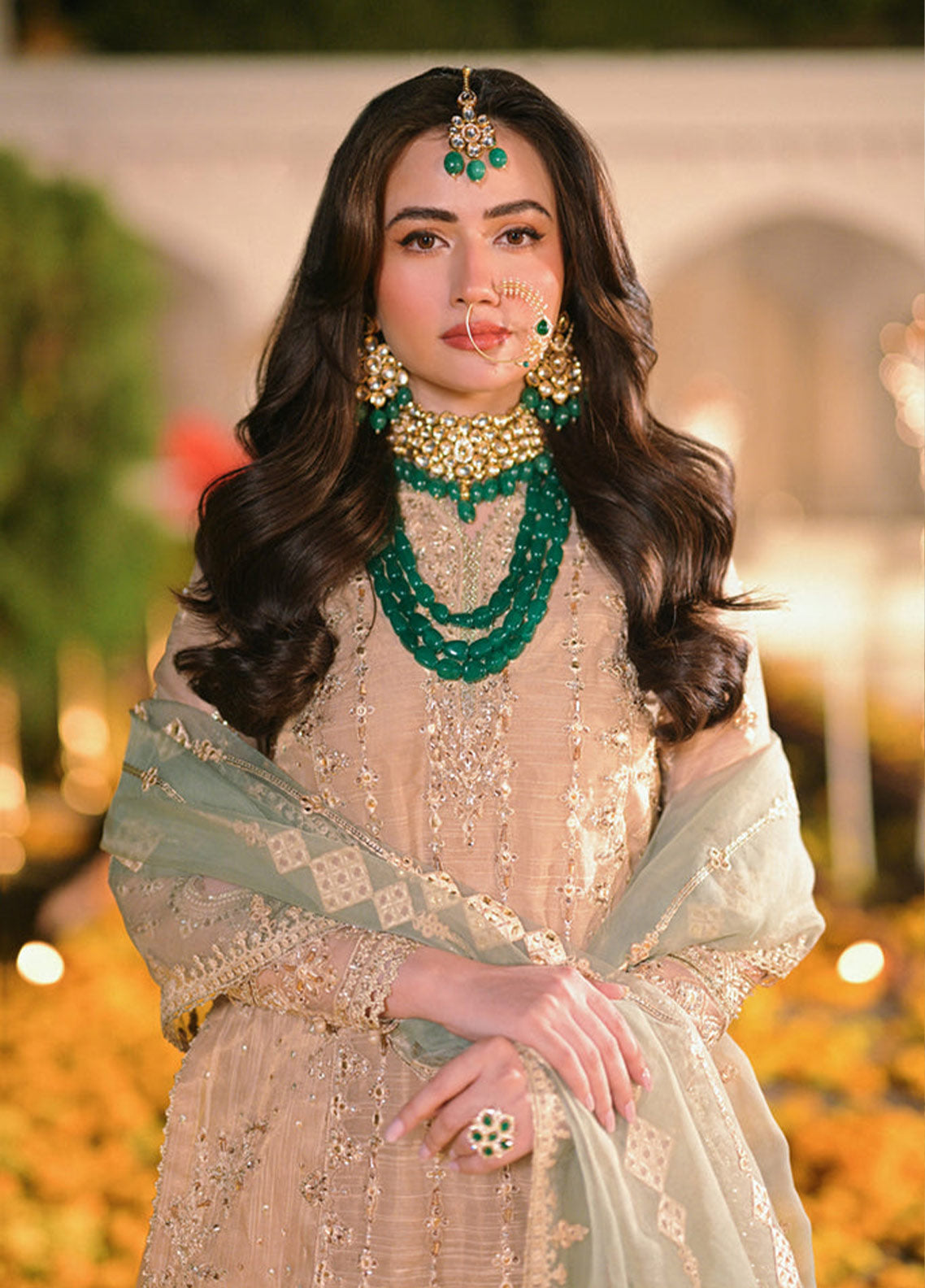 Mastani By Qalamkar Embroidered Raw Silk Unstitched 3 Piece Suit -  07 Mastani By Qalamkar Embroidered Raw Silk Unstitched 3 Piece Suit -  07