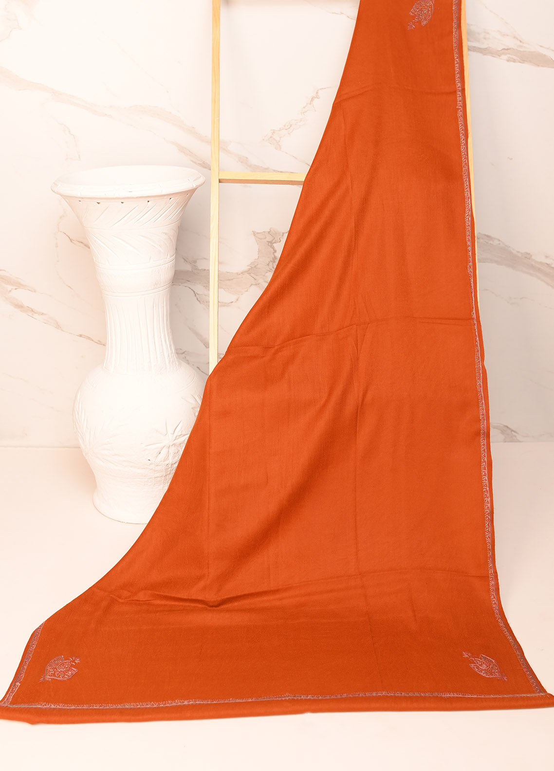 Royal Fashion Embroidered Woolen Shawl - RF23SH A5ES001 Royal Fashion Embroidered Woolen Shawl - RF23SH A5ES001