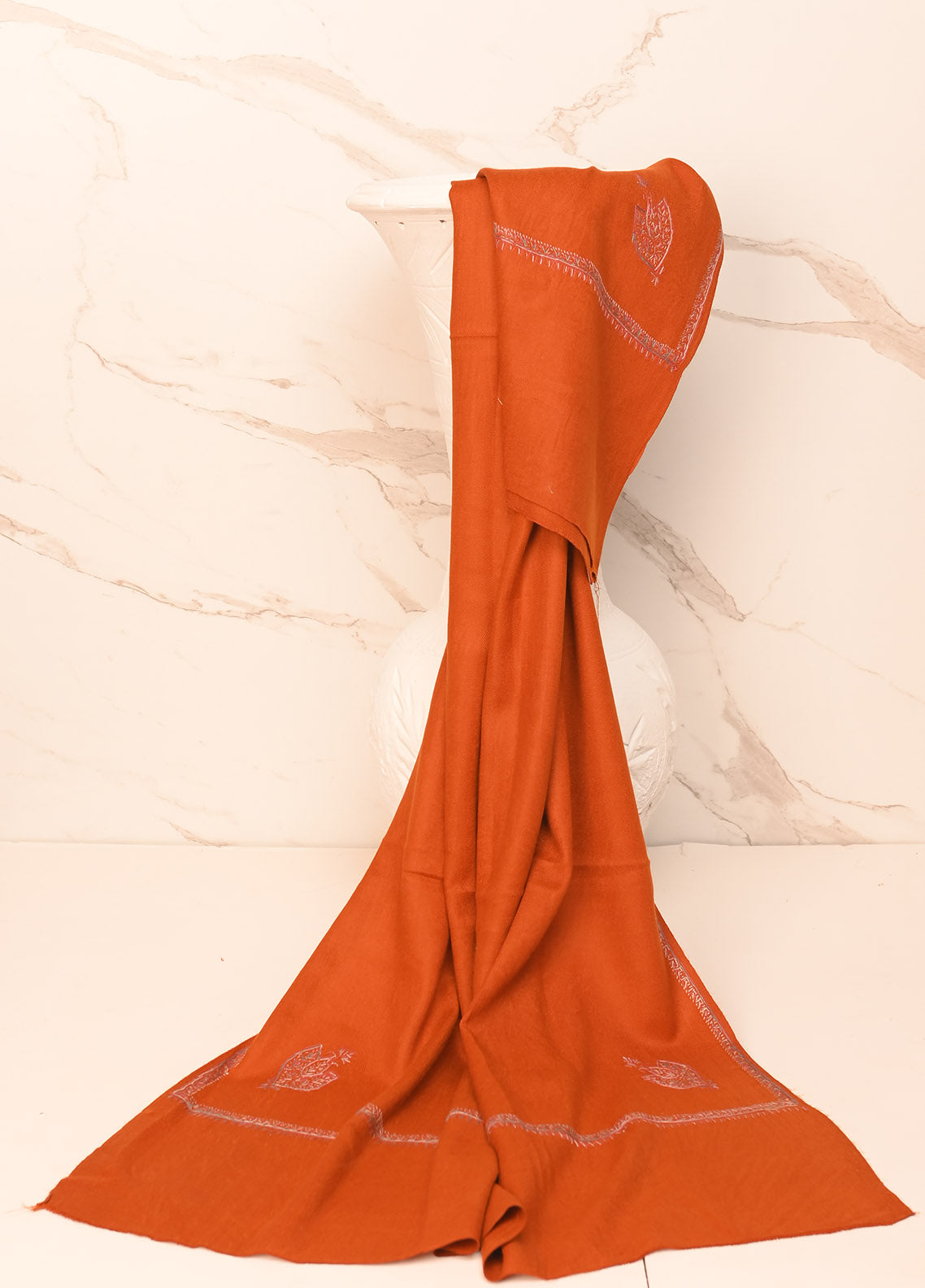 Royal Fashion Embroidered Woolen Shawl - RF23SH A5ES001 Royal Fashion Embroidered Woolen Shawl - RF23SH A5ES001