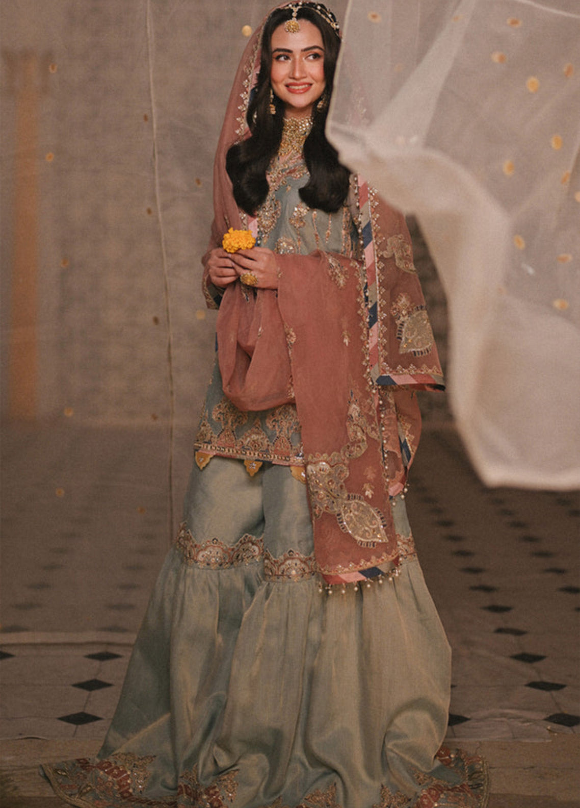 Mastani By Qalamkar Embroidered Jacquard Unstitched 3 Piece Suit - 04 Mastani By Qalamkar Embroidered Jacquard Unstitched 3 Piece Suit - 04