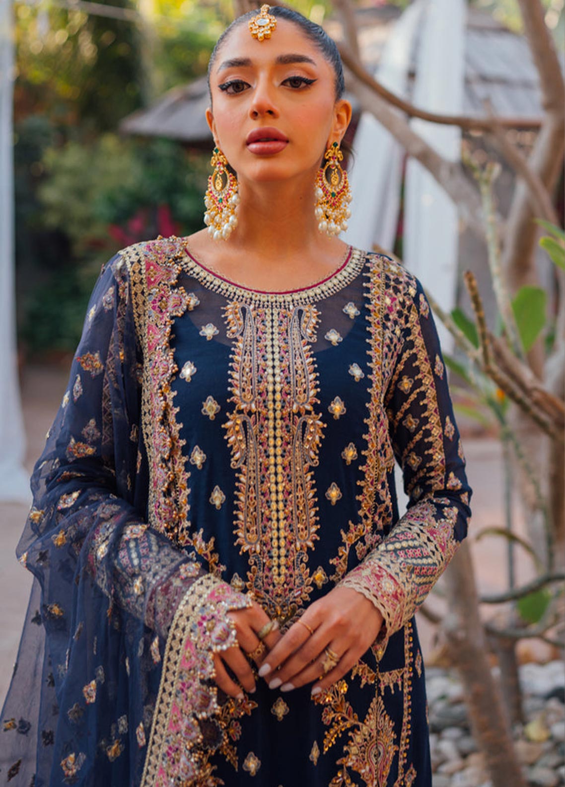 Mastani By Qalamkar Embroidered Cotton Net Unstitched 3 Piece Suit - 08 Mastani By Qalamkar Embroidered Cotton Net Unstitched 3 Piece Suit - 08