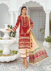 D#02 LALA Dahlia Emb Premium Lawn Collection 223