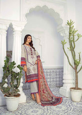 D#03 LALA Dahlia Emb Premium Lawn Collection 223