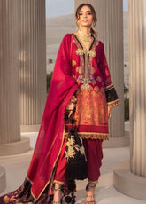 D#7a Sana Safinaz Kurnool Black Print Collection 920