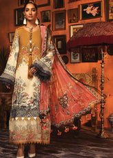 D#1a Maria B M Prints Emb Winter Collection 1020