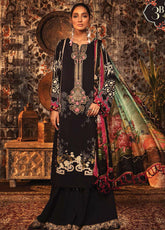 D#3b Maria B M Prints Emb Winter Collection 1020