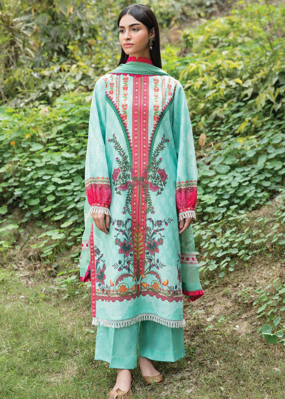 Bahar By Afrozeh Printed Lawn Unstitched 3 Piece Suit - 02 Bahar By Afrozeh Printed Lawn Unstitched 3 Piece Suit - 02
