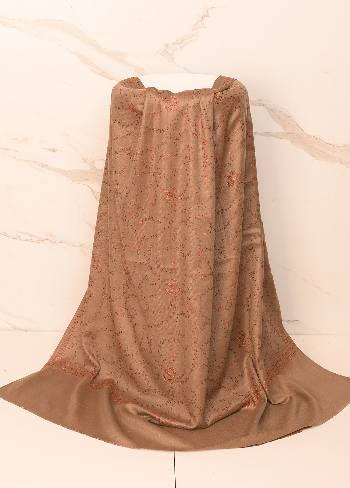 Royal Fashion Embroidered Woolen Shawl - RF23SH 046S004 Royal Fashion Embroidered Woolen Shawl - RF23SH 046S004