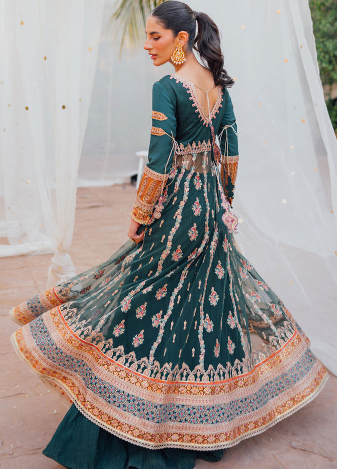 Mastani By Qalamkar Embroidered Raw Silk Unstitched 3 Piece Suit - 03 Mastani By Qalamkar Embroidered Raw Silk Unstitched 3 Piece Suit - 03