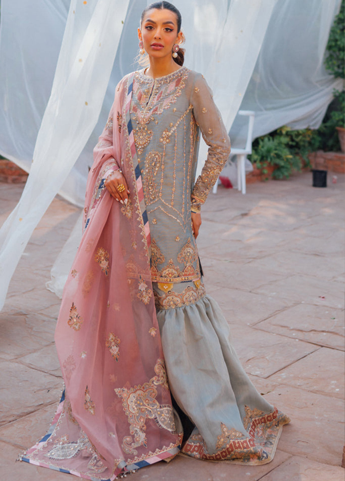 Mastani By Qalamkar Embroidered Jacquard Unstitched 3 Piece Suit - 04 Mastani By Qalamkar Embroidered Jacquard Unstitched 3 Piece Suit - 04