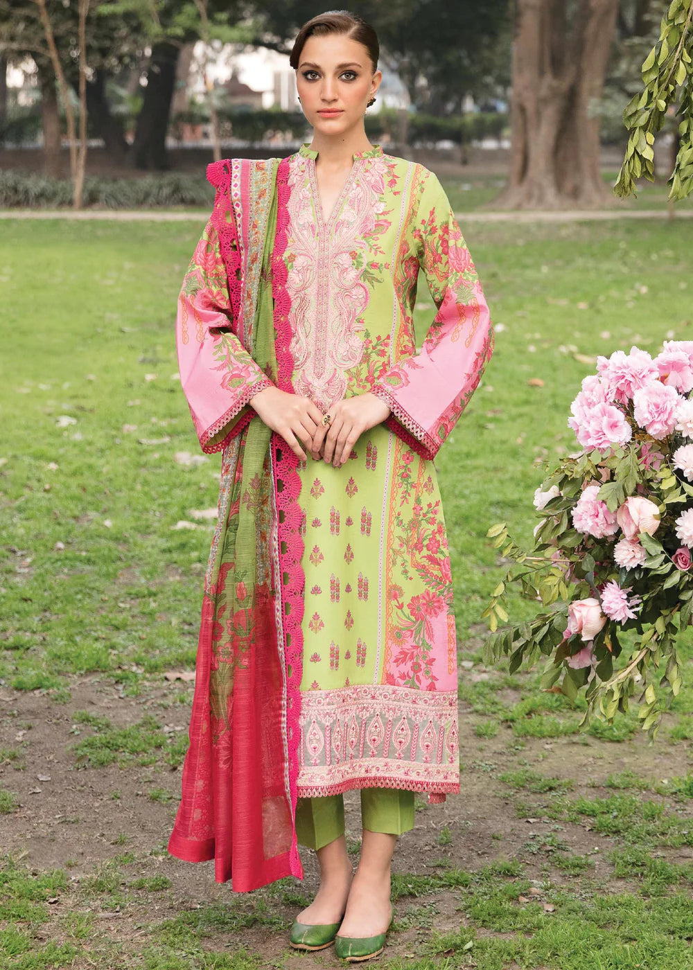 Bahar By Afrozeh Printed Lawn Unstitched 3 Piece Suit - 08 Bahar By Afrozeh Printed Lawn Unstitched 3 Piece Suit - 08