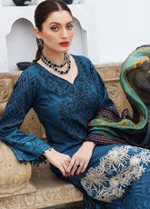 D#11 Alzohaib Hues Festive Emb Lawn Collection 321