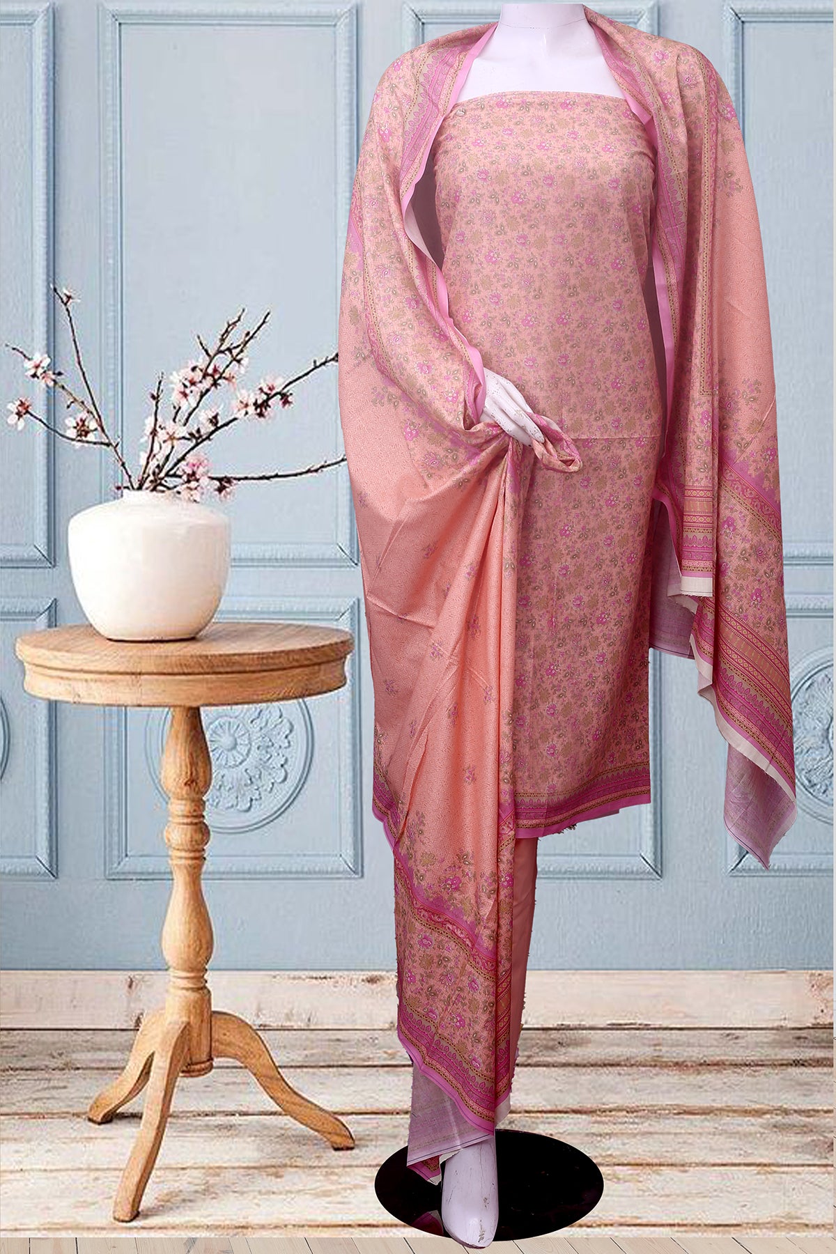 Bin Saeed Printed Lawn Unstitched 3 Piece Suit - 630 Bin Saeed Printed Lawn Unstitched 3 Piece Suit - 630