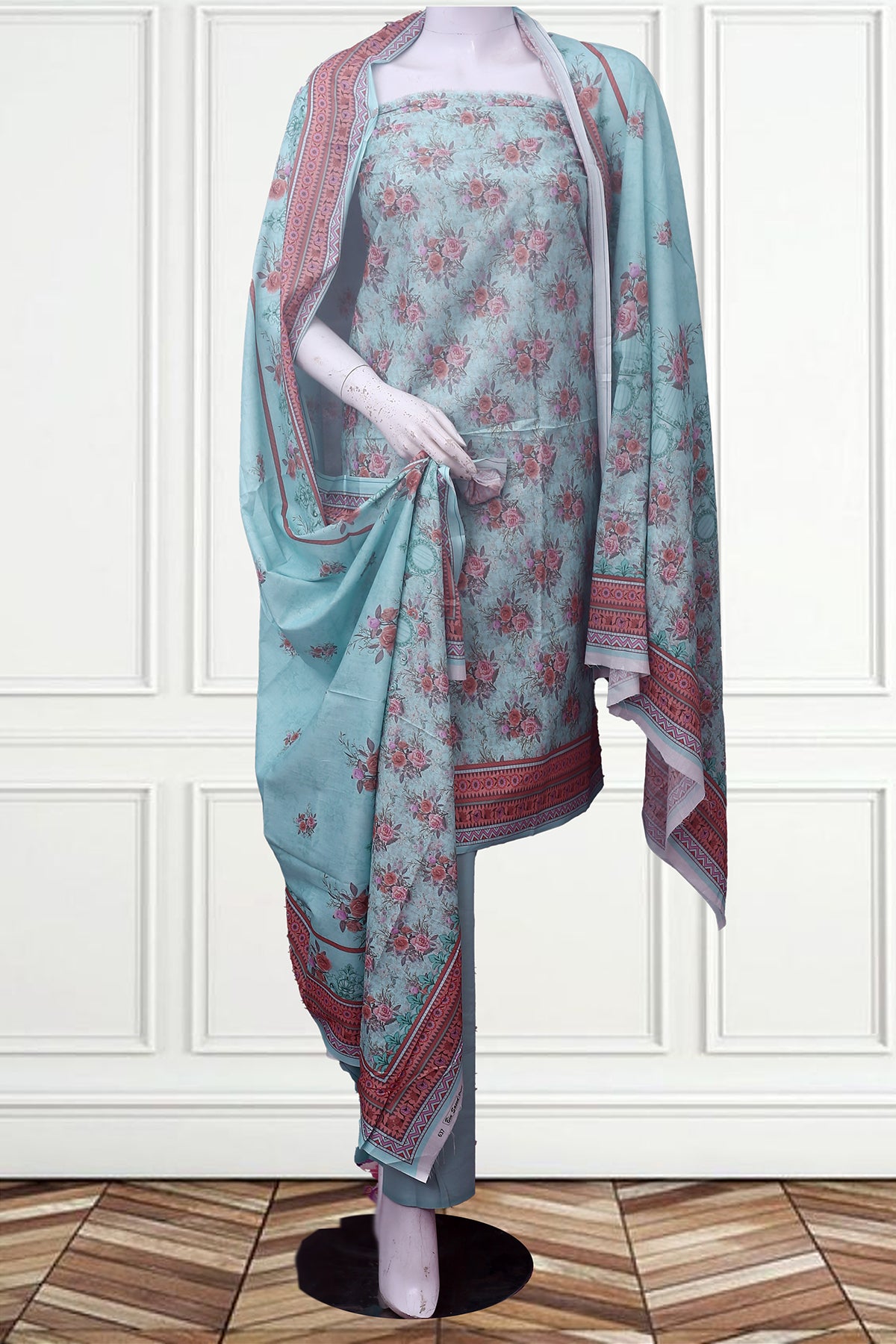 Bin Saeed Printed Lawn Unstitched 3 Piece Suit - 637 Bin Saeed Printed Lawn Unstitched 3 Piece Suit - 637