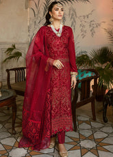 Masakali By Rajbari Embroidered Linen Unstitched 3 Piece Suit - 7A