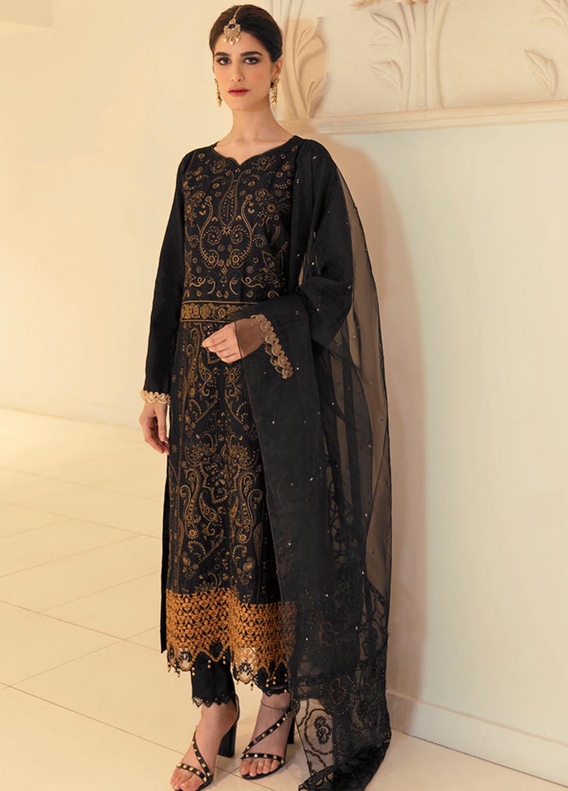 Masakali By Rajbari Embroidered Linen Unstitched 3 Piece Suit - 7B Masakali By Rajbari Embroidered Linen Unstitched 3 Piece Suit - 7B