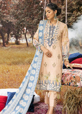 D#04 Alzohaib Wintry Breeze Emb Shawl Collection 1021