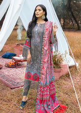 D#11 Alzohaib Wintry Breeze Emb Shawl Collection 1021