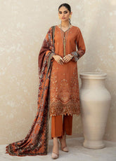 D#09 Farasha Emb Linen Collection 1021