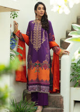 Nissa By Rajbari Embroidered Cottel Unstitched 3 Piece Suit - 3A