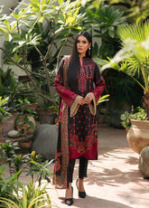 Nissa By Rajbari Embroidered Cottel Unstitched 3 Piece Suit - 5B
