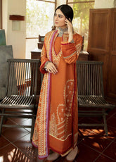Dastaan-e-Badurat By Aabyaan Embroidered Karandi Unstitched 3 Piece Suit - 04