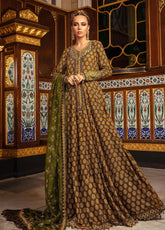 D#12 Maria B Linen Emb Winter Collection 1221