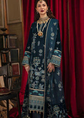 Naghma By Afrozeh Embroidered Velvet Unstitched 3 Piece Suit - 03