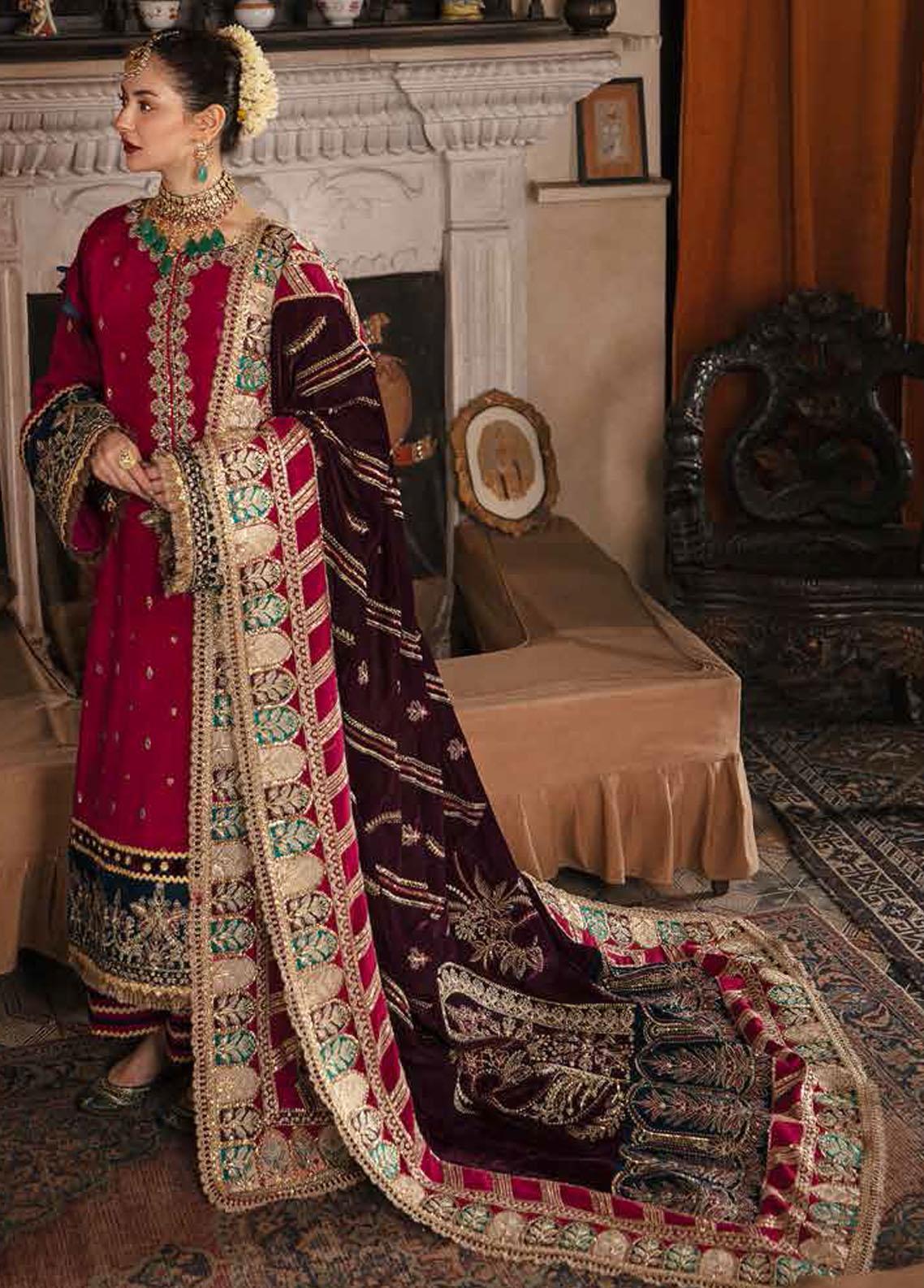 Naghma By Afrozeh Embroidered Raw Silk Unstitched 3 Piece Suit - 06 Naghma By Afrozeh Embroidered Raw Silk Unstitched 3 Piece Suit - 06