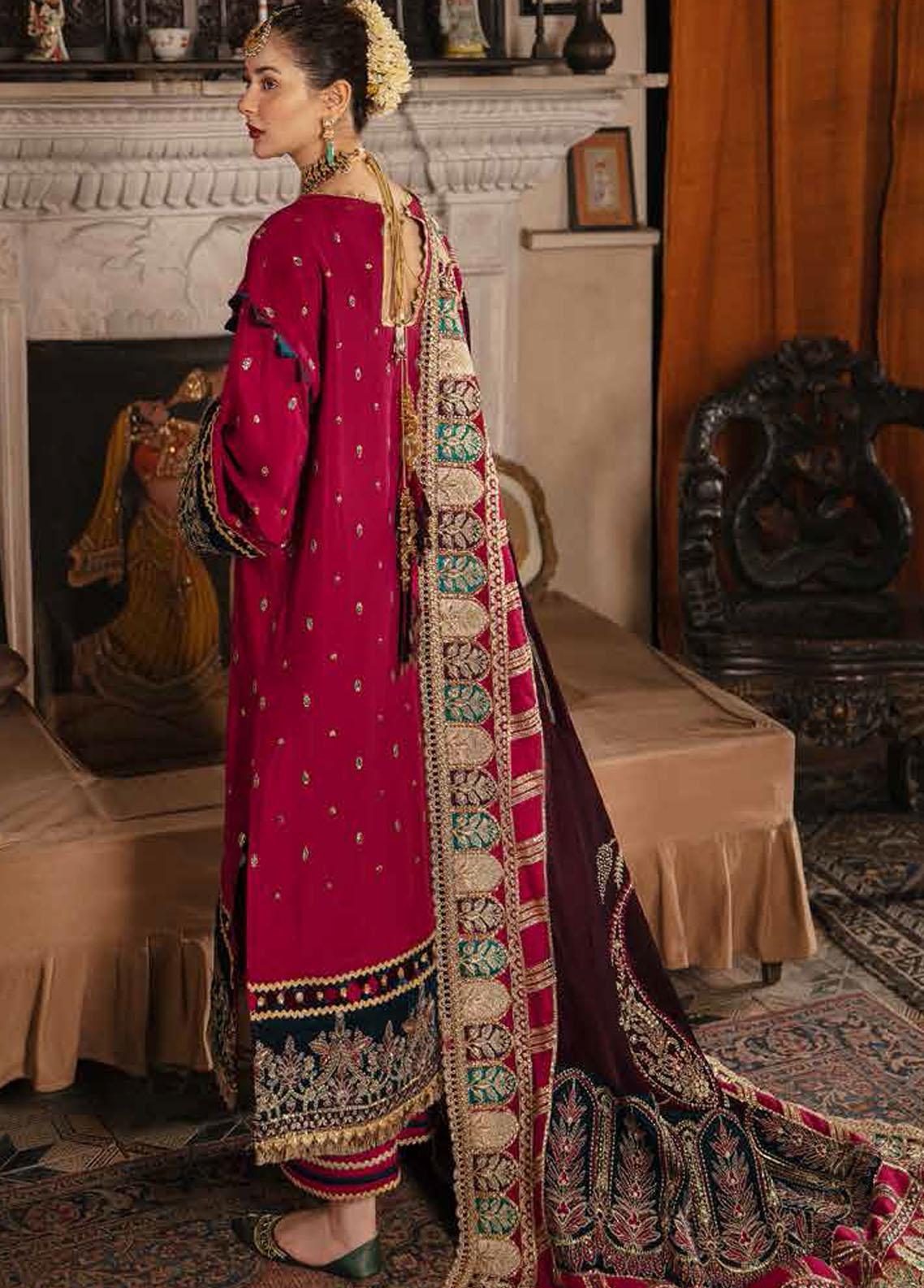 Naghma By Afrozeh Embroidered Raw Silk Unstitched 3 Piece Suit - 06 Naghma By Afrozeh Embroidered Raw Silk Unstitched 3 Piece Suit - 06