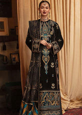 Naghma By Afrozeh Embroidered Velvet Unstitched 3 Piece Suit - 07