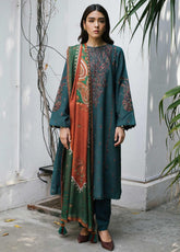 D#7a Zara Shahjahan Coco Winter Unstitched Collection 1221