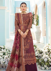 D#02 Iznik Celestial Luxury Emb Chiffon Collection 222