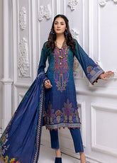 D#01 Alzohaib Mahnoor Emb Digital Lawn Collection 322