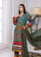 D#04 Alzohaib Mahnoor Emb Digital Lawn Collection 322