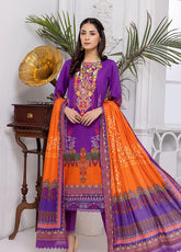 D#05 Alzohaib Mahnoor Emb Digital Lawn Collection 322