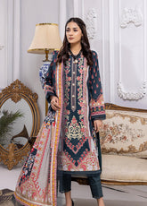 D#08 Alzohaib Mahnoor Emb Digital Lawn Collection 322