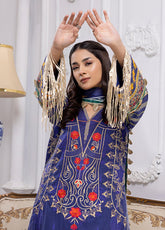 D#12 Alzohaib Mahnoor Emb Digital Lawn Collection 322