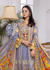 D#14 Alzohaib Mahnoor Emb Digital Lawn Collection 322