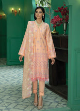 Rajbari Embroidered Chikankari Unstitched 3 Piece Suit - 03 ZARK