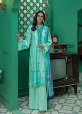 Rajbari Embroidered Chikankari Unstitched 3 Piece Suit - 04 AZALIA