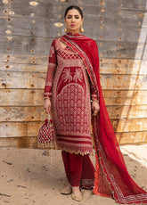 D#170 Hussain Rehar Rahgoli Luxury Emb Lawn Collection 322