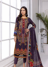 D#02 Alzohaib Mahnoor Emb Digital Lawn Collection 322