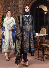 D#6A Maria B M Print Winter Shawl Collection 1222