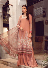 D#6A Maria B M Print Desert Rose Fall Collection 1022 Rouge