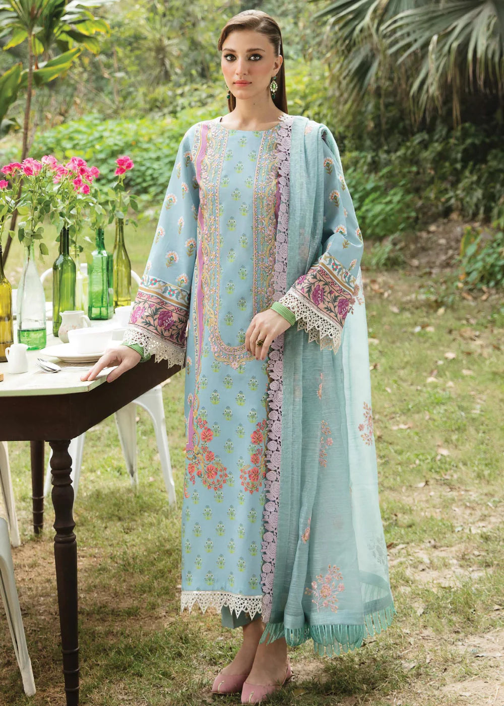 Bahar By Afrozeh Printed Lawn Unstitched 3 Piece Suit - 09 Bahar By Afrozeh Printed Lawn Unstitched 3 Piece Suit - 09