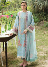 Bahar By Afrozeh Printed Lawn Unstitched 3 Piece Suit - 09