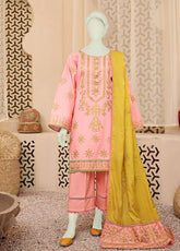 Mirha By Humdum Embroidered Lawn Unstitched 3 Piece Suit - 05