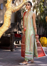 D#3a Sobia Nazir Zysha Eid Emb Lawn Collection 422